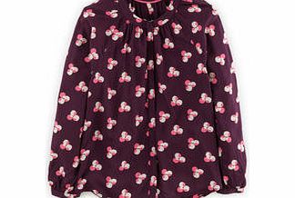 Boden Paris Blouse, Purple,Green,Black and