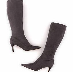Boden Pointed Stretch Boot, Grey 34219030