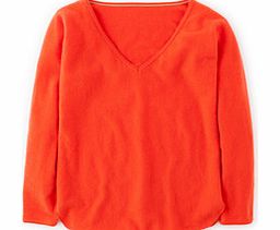 Relaxed Cashmere V-neck Jumper, Red,Blue 34274910