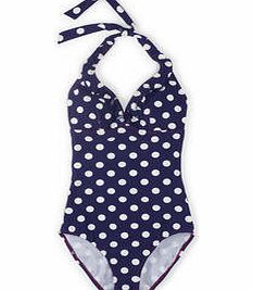 Boden Ruffle Swimsuit, Sailor Blue Spot,Sailor Blue