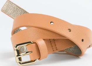 Boden Skinny Belt Peach Pink Leather Boden, Peach Pink