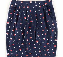 Boden Soft Printed Skirt, Blue,Black 34409342