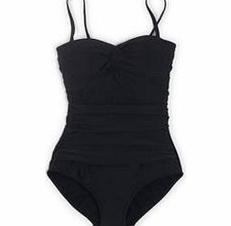 Boden Sorrento Swimsuit, Black,Sailor Blue Spot,Dark