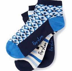 Boden Sports Sock, Blues Geo,Reds Geo 34700799