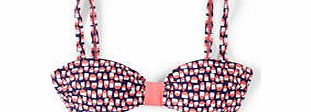Boden St Lucia Bikini Top, Sailor Blue Geo,Dark