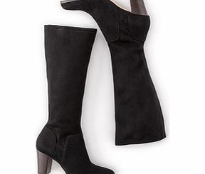 Stretch Heeled Boot, Black 34218255