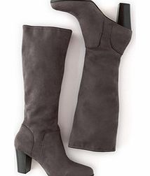 Stretch Heeled Boot, Grey 34218420