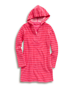 Stripy Towelling Throw-on