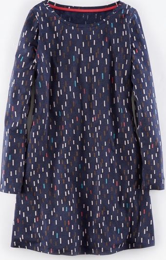Boden, 1669[^]35019371 Swing Tunic Navy Block Print Boden, Navy Block
