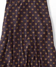 Boden Swishy Jersey Skirt, Raven Spot 33627548