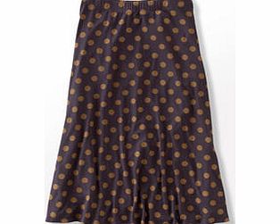 Boden Swishy Jersey Skirt, Raven Spot,Black 33627563