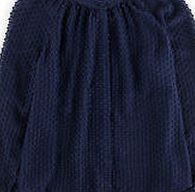 Boden Textured Silk Blouse, Blue 34323014