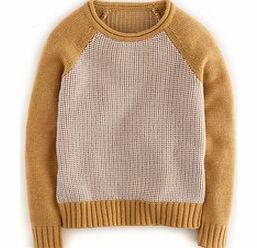 Textured Stitch Jumper, Gold