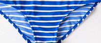 Boden Twist Front Bikini Bottom, Regal Stripe/Lipstick