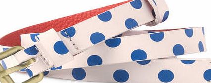 Boden Warwick Waist Belt Vanilla China Blue Spot