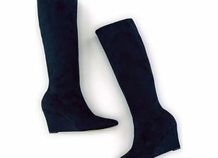 Wedge Stretch Boot, Blue,Grey,Black 34218669