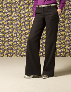 Boden Wideleg Wool Trousers