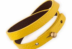 Boden Wrap Bracelet, Yellow,Silver Mirror Metallic,Sea