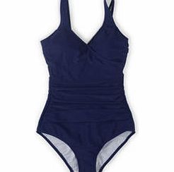 Boden Wrap Front Swimsuit, Black,Sailor Blue,Tutti