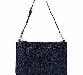 Zip Top Clutch, Black Multi Glitter 34227660