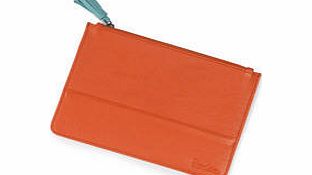 Boden Zip Top Pouch, Mandarin,Blue,Mineral,Silver