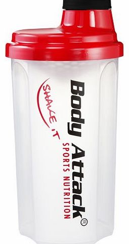 Transparent/Red 700ml Shaker