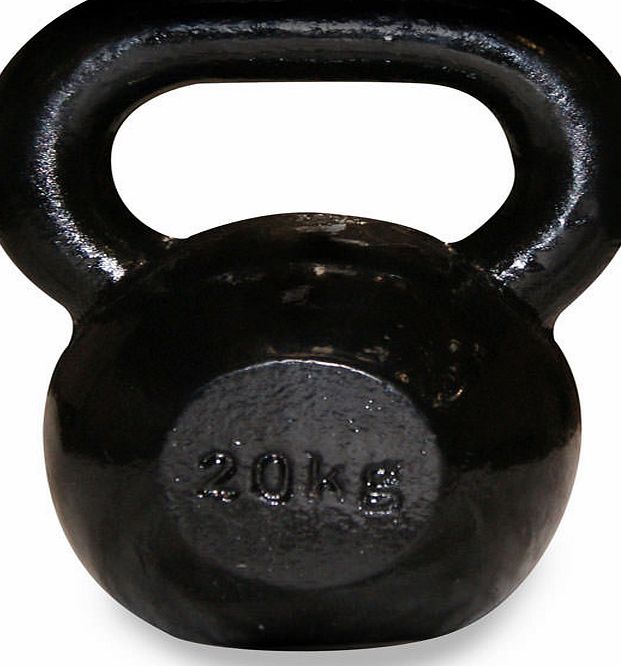 Body Power 20Kg Cast Iron Kettle Bell (x1)