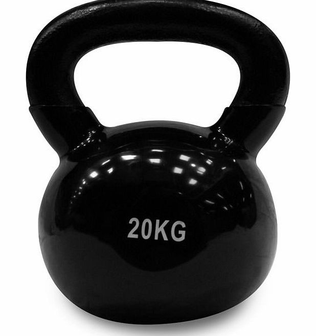 Body Power 20kg Vinyl Coated Kettle Bell (x1)