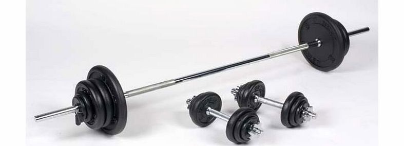 Body Power 70Kg 5FT Combi Standard Weight Set