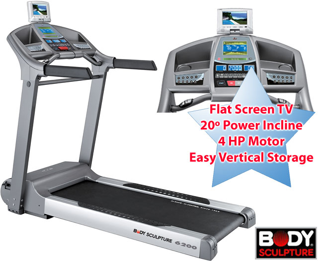 Body Sculpture Treadmill Body Sculpture BT-6200IK-C-CD With TV