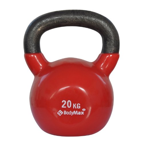 Bodymax 20kg Vinyl Coated Kettlebell (Red)