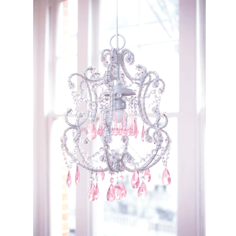 Bombay Duck White Crystal Marilyn Chandelier