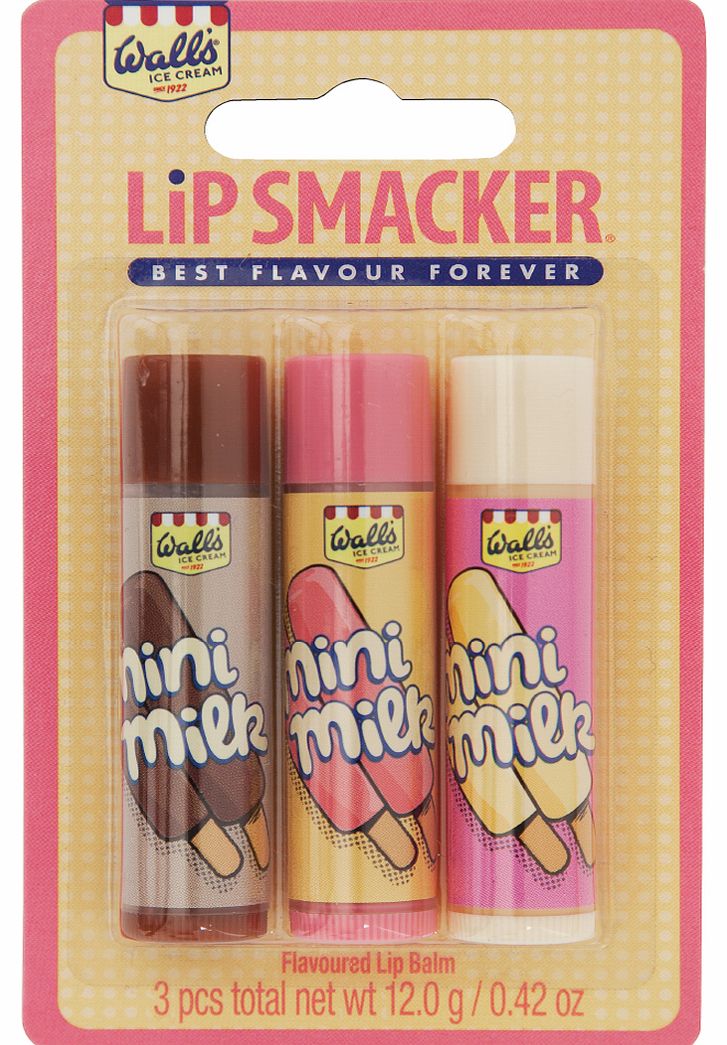 Lip Smacker Walls Mini Milk Lip Balm 3 Piece Set