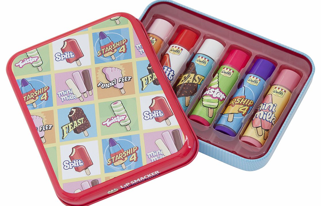 Lip Smacker Walls Retro Lolly Lip Balms Gift Tin