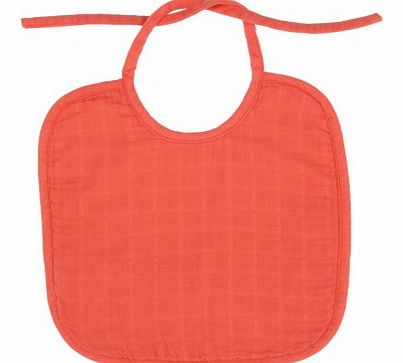 Bonton Colette Pink Bib Coral `One size