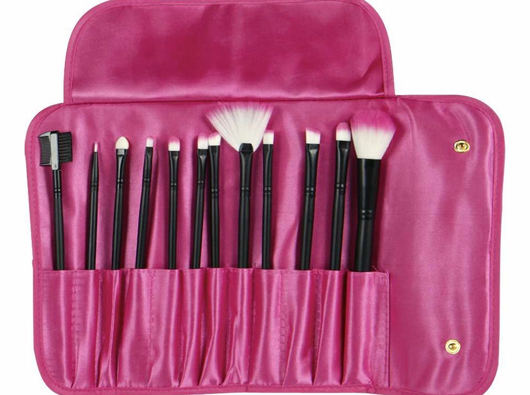 boohoo 12 Piece Brush Set - pink azz13672