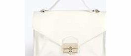 boohoo Alice Cross Body Satchel Bag - white azz20617