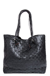 Ally Woven Metallic Rope Beach Bag