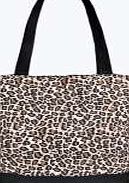 boohoo Animal Print Bag - brown azz05825