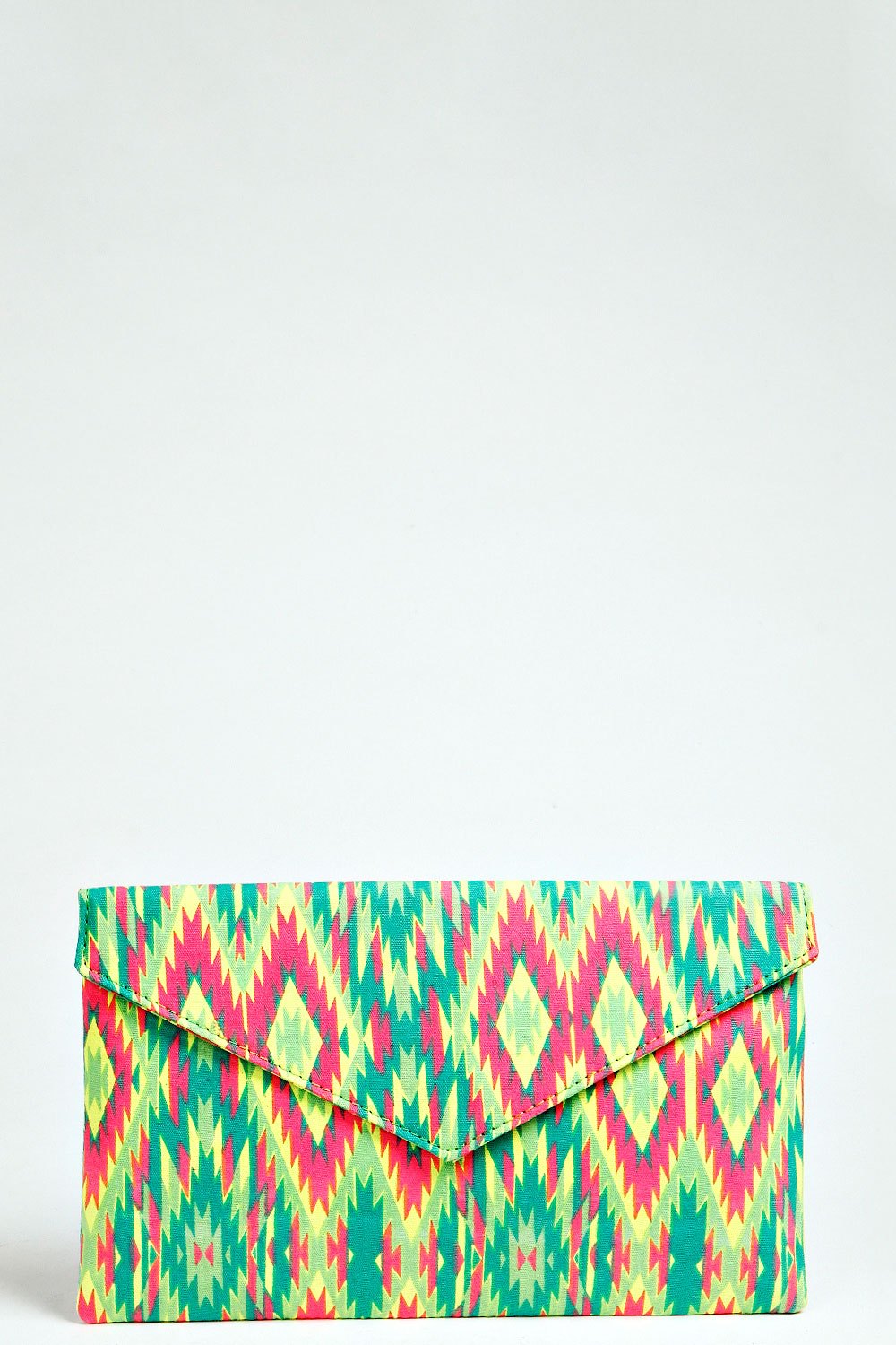 Anya Aztec Print Envelope Clutch Bag -