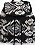 boohoo Aztec Print Rucksack - black azz09911