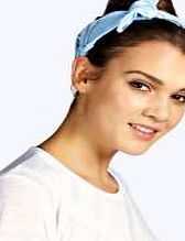 boohoo Bandana Print Headscarf Neckerchief - blue