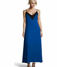 Boutique Iona V Neck Contrast Band Maxi Dress -