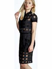 boohoo Boutique Sheer Shirt And Skirt Co-Ord Set -