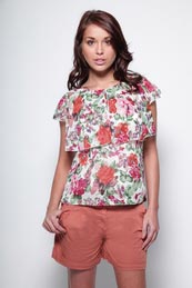 Clara Floral Print Blouse