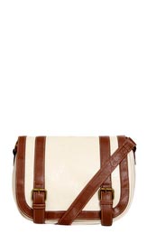 Cora Double Buckle Cross Body Satchel