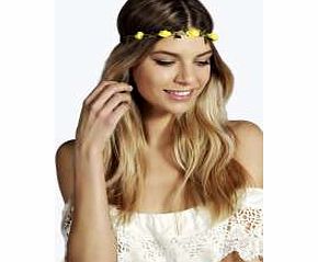 boohoo Ditsy Rose Headband - yellow azz09787