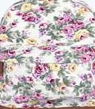 boohoo Floral Rucksack - white azz05821