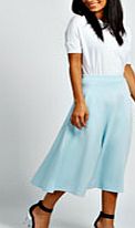 boohoo Full Circle Midi Skirt - blue azz31862