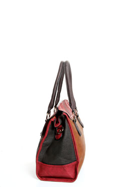 Gabrielle Tonal Contrast Clip Clasp Bag